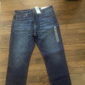 American Eagle Mens Athletic Airflex + Dark Wash Denim Jeans 34/30